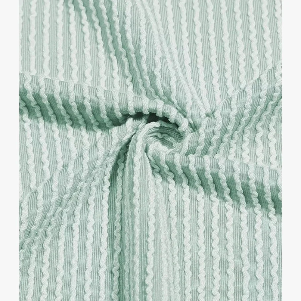 NWT Striped Green Top-S - Picture 14 of 17